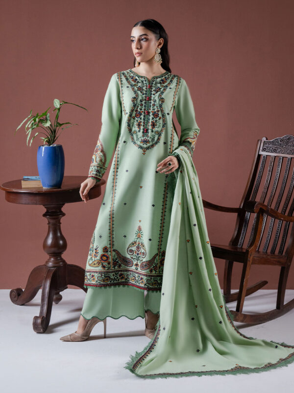 Faiza Faisal - Defne Winter Embroidered Karandi Collection