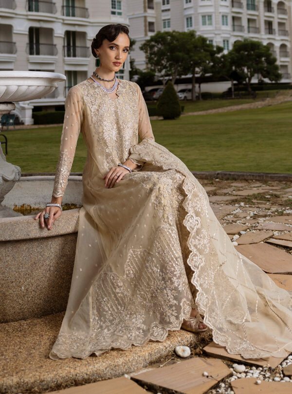 Zainab Chottani D-04 Ivana Chottani Embroidered Organza