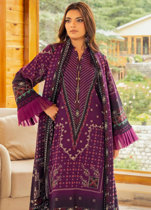 Gul Ahmed Dh 42008 Printed Dhanak Collection