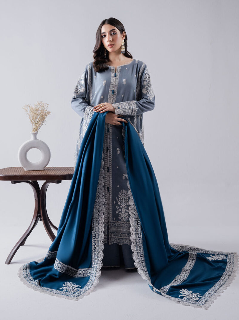 Faiza Faisal - Elaaf Winter Embroidered Khaddar Collection