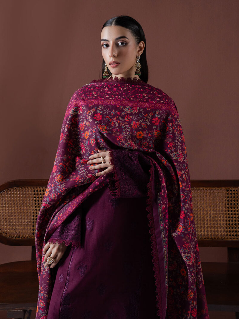 Faiza Faisal - Ember Winter Embroidered Khaddar Collection