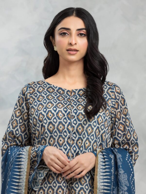 Edenrobe Ewu24A3-28143 Edenrobe Allure Khaddar Printed Collection