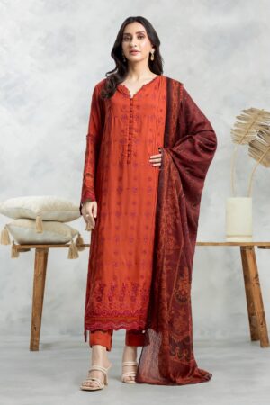 Edenrobe Ewu24v13-30231 Edenrobe Winter Viscose Embroidered Collection