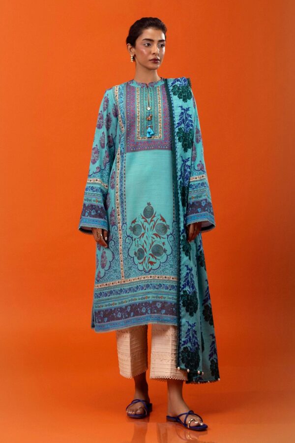 Sana Safinaz D-03B Mahay Printed Slub Collection