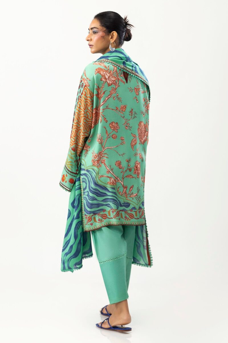 Sana Safinaz D-04a Mahay Digital Printed Linen Collection