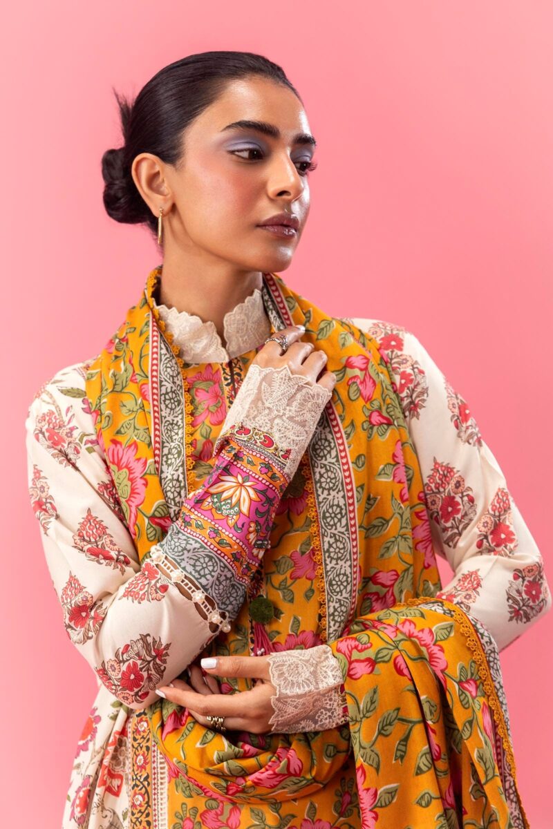 Sana Safinaz D-05a Mahay Embroidered Linen Collection