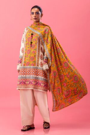 Sana Safinaz D-05a Mahay Embroidered Linen Collection