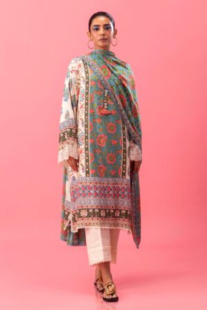 Sana Safinaz D-05b Mahay Embroidered Linen Collection