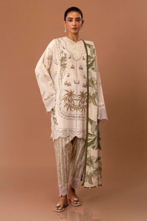 Sana Safinaz D-06b Mahay Embroidered Slub Collection