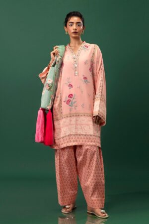 Sana Safinaz D-08a Mahay Embroidered Linen Collection