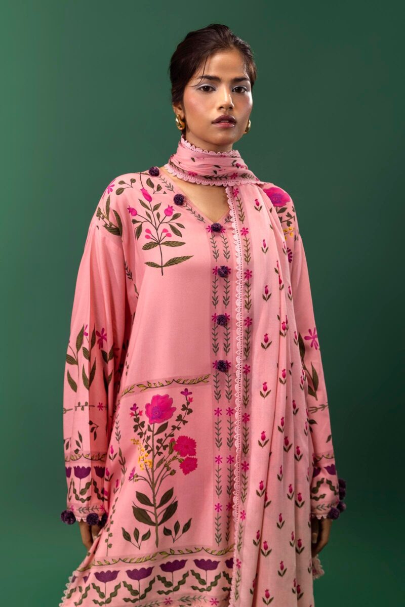 Sana Safinaz D-10a Mahay Digital Printed Linen Collection