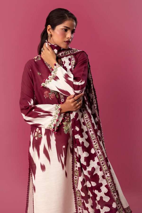 Sana Safinaz D-21A Mahay Embroidered Slub Collection