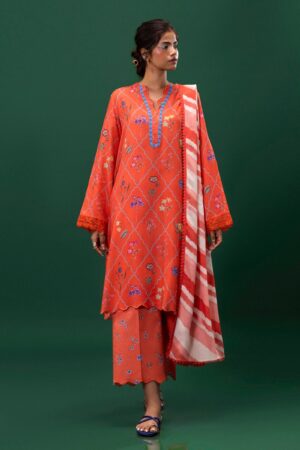 Sana Safinaz D-24b Mahay Embroidered Linen Collection