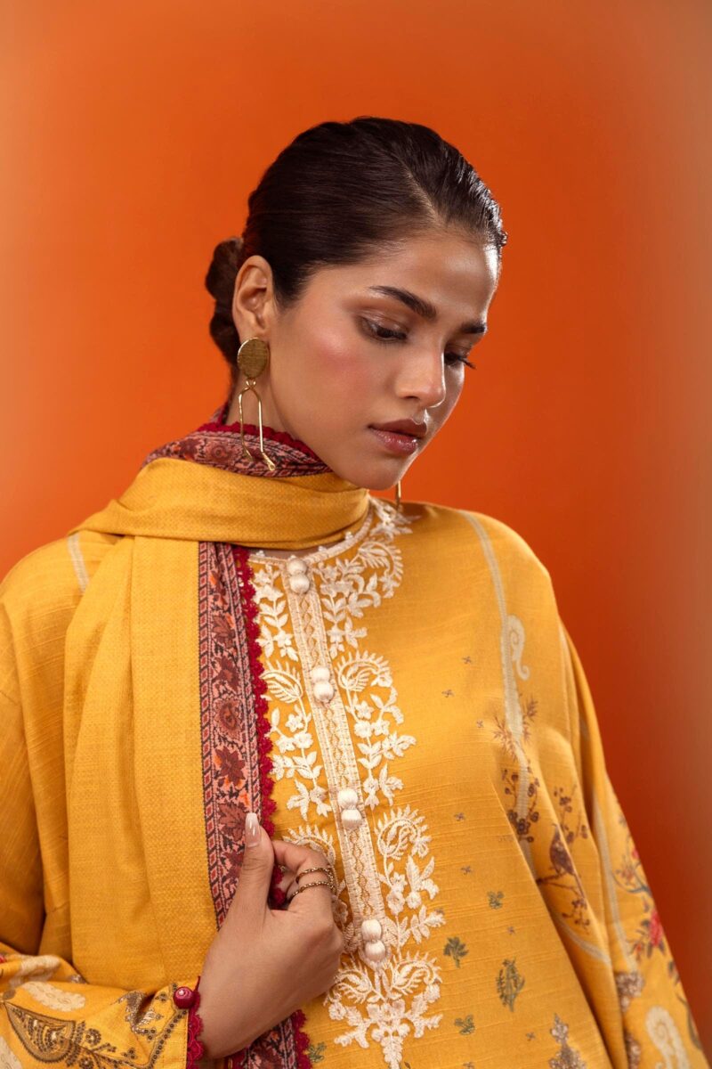 Sana Safinaz D-25a Mahay Embroidered Slub Collection