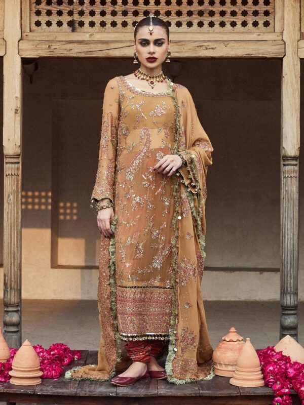 Hussain Rehar Festive Embroidered Chiffon