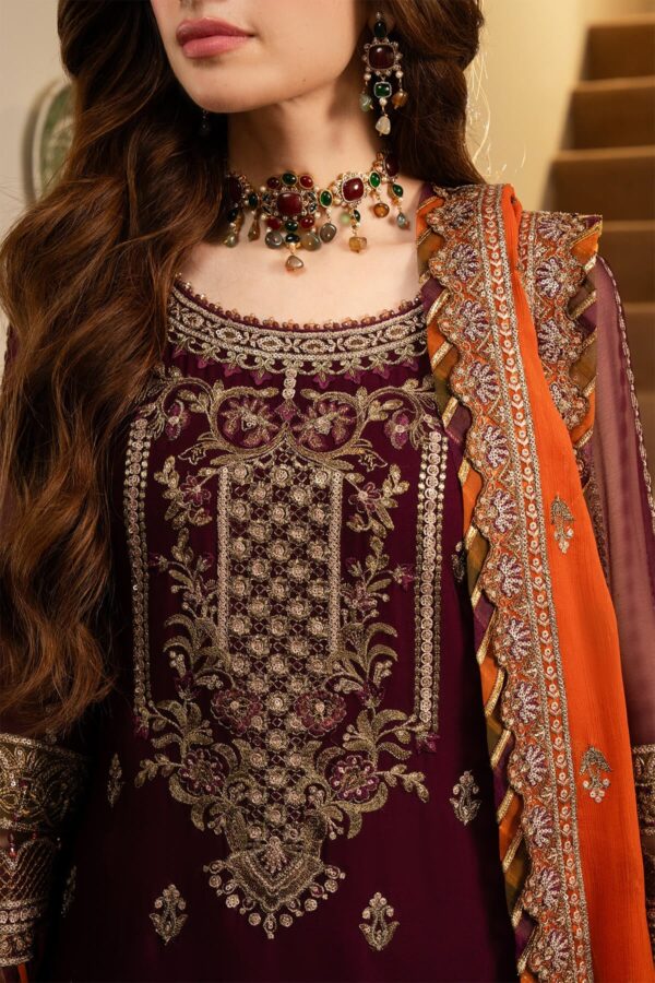 Imrozia I-206 Chandni Noor Jahan Embroidered Chiffon