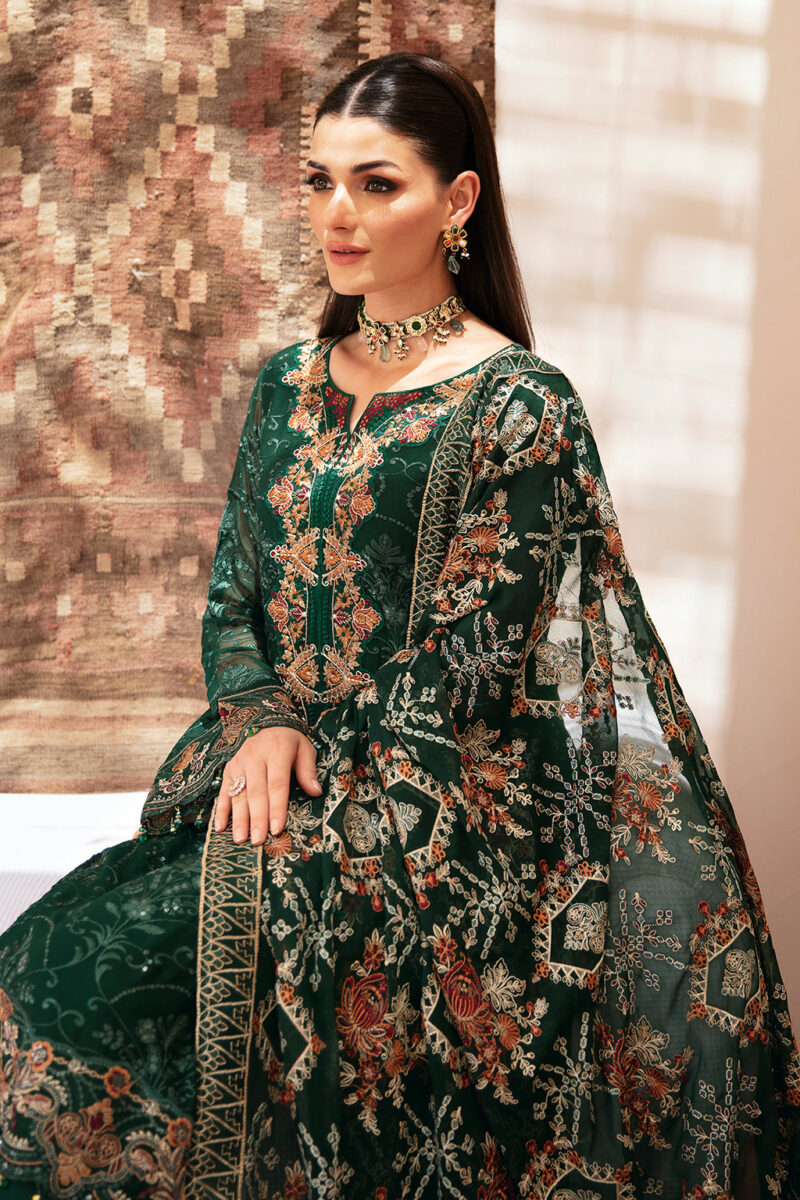 Ramsha K-207 Kashish Embroidered Chiffon