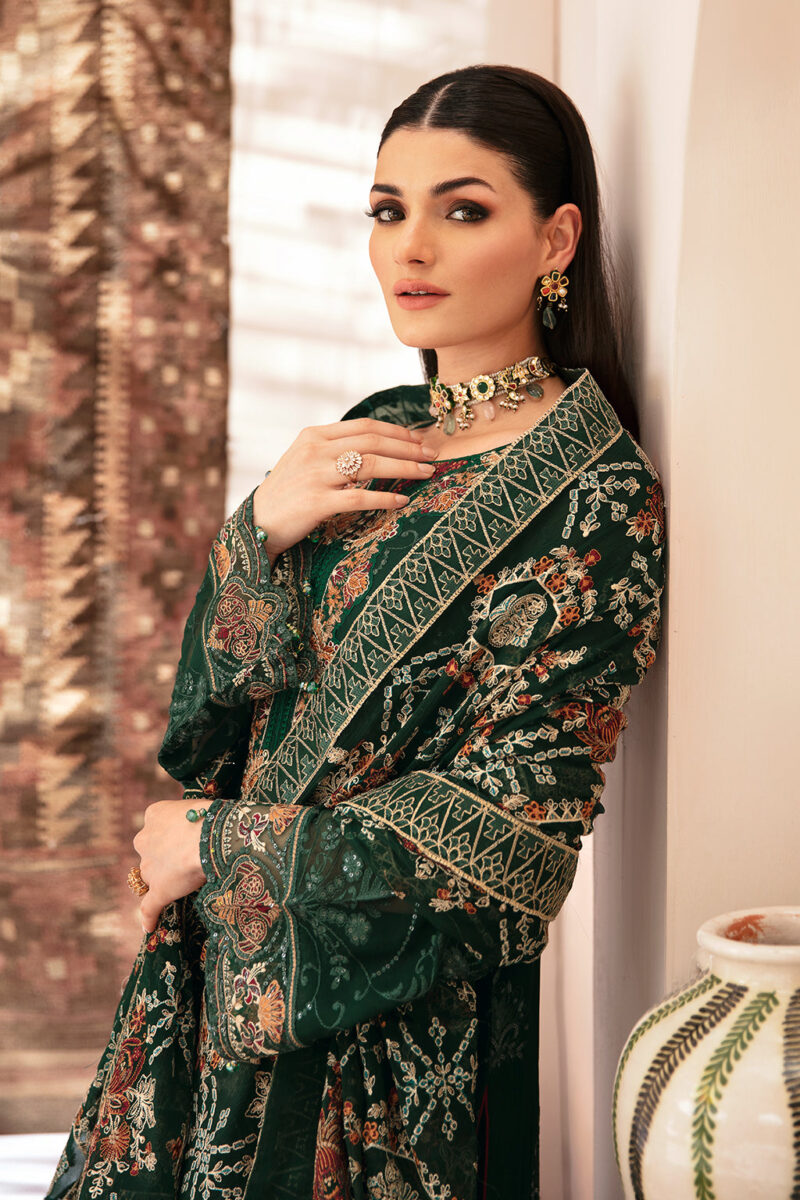 Ramsha K-207 Kashish Embroidered Chiffon