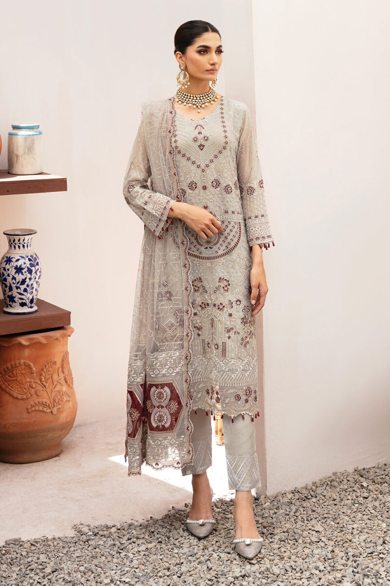 Ramsha K-208 Kashish Embroidered Chiffon