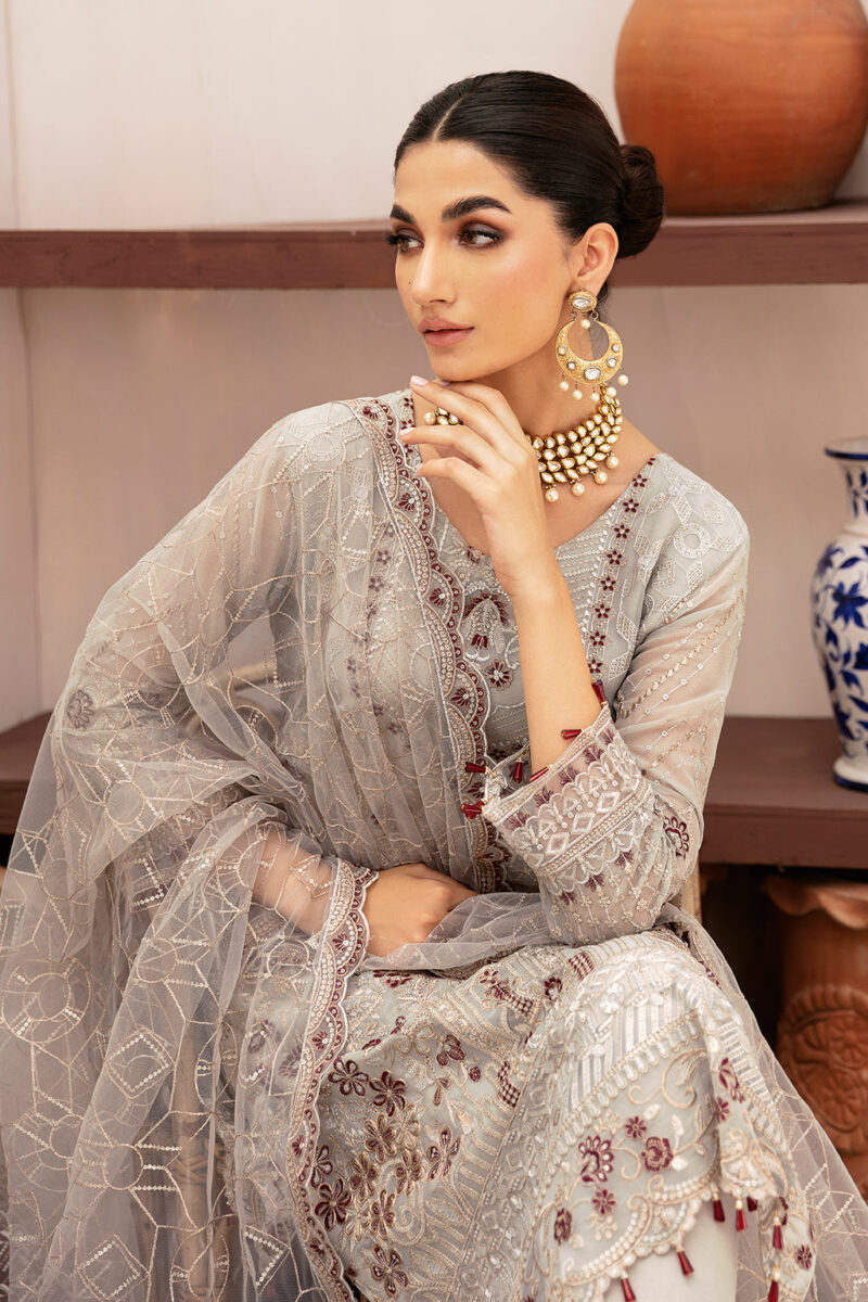 Ramsha K-208 Kashish Embroidered Chiffon