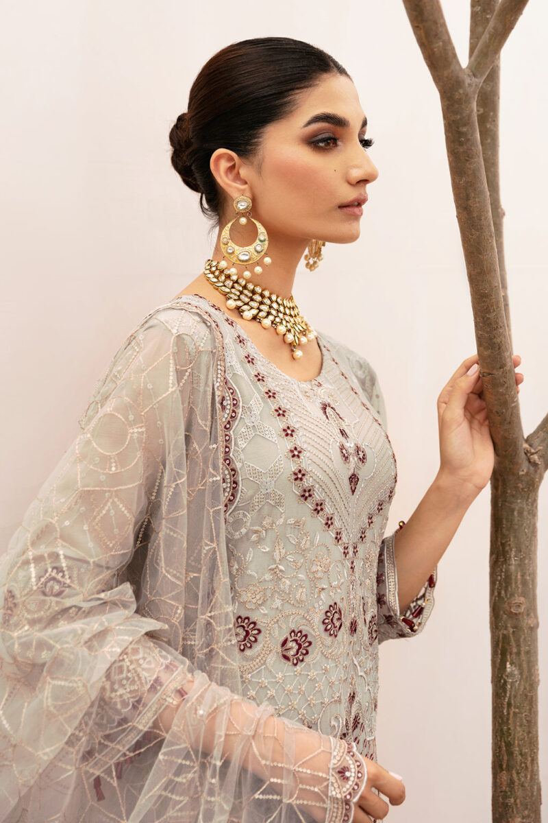 Ramsha K-208 Kashish Embroidered Chiffon