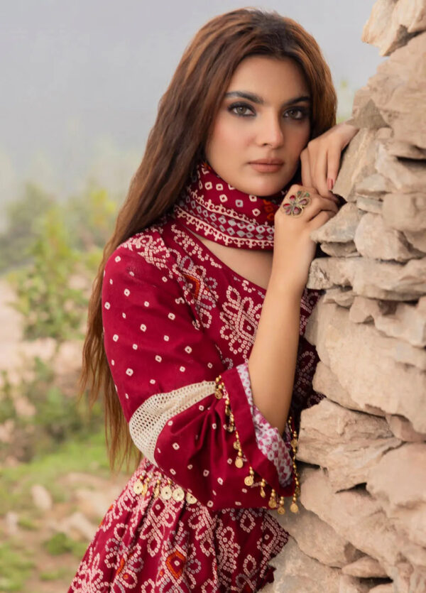 Gul Ahmed K 42002 Printed Khaddar Collection