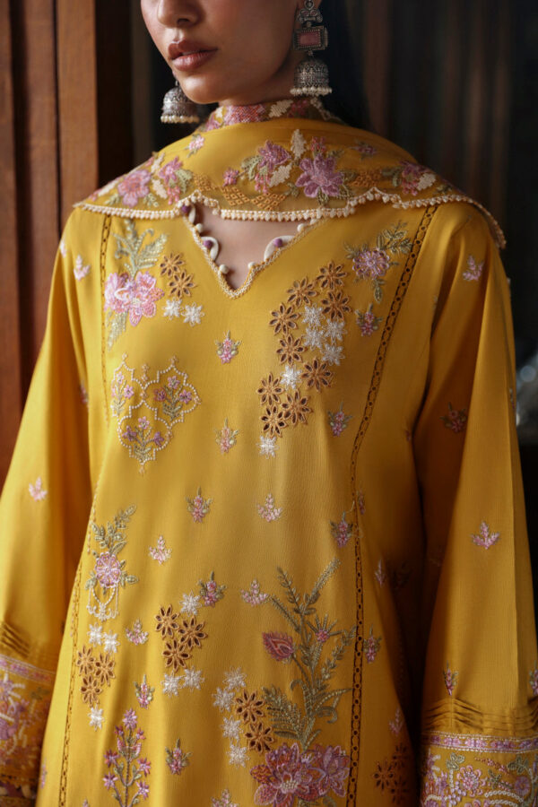 Qalamkar Lm-04 Sinsead Qlinekari Embroidered Linen Collection