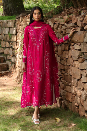 Qalamkar Lm-13 Tara Qlinekari Embroidered Linen Collection