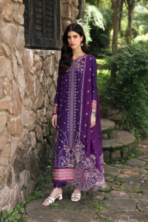 Qalamkar Lm-15 Eimera Qlinekari Embroidered Linen Collection