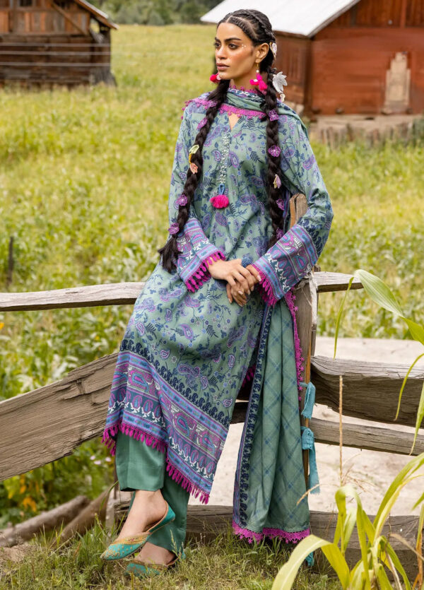 Gul Ahmed Lt 42002 Printed Linen Collection