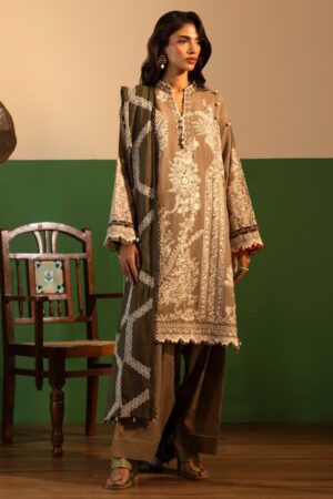 Sana Safinaz D-05b Muzlin Embroidered Slub Collection