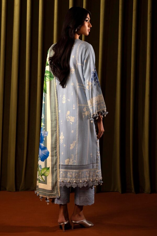 Sana Safinaz D-15A Muzlin Embroidered Slub Collection