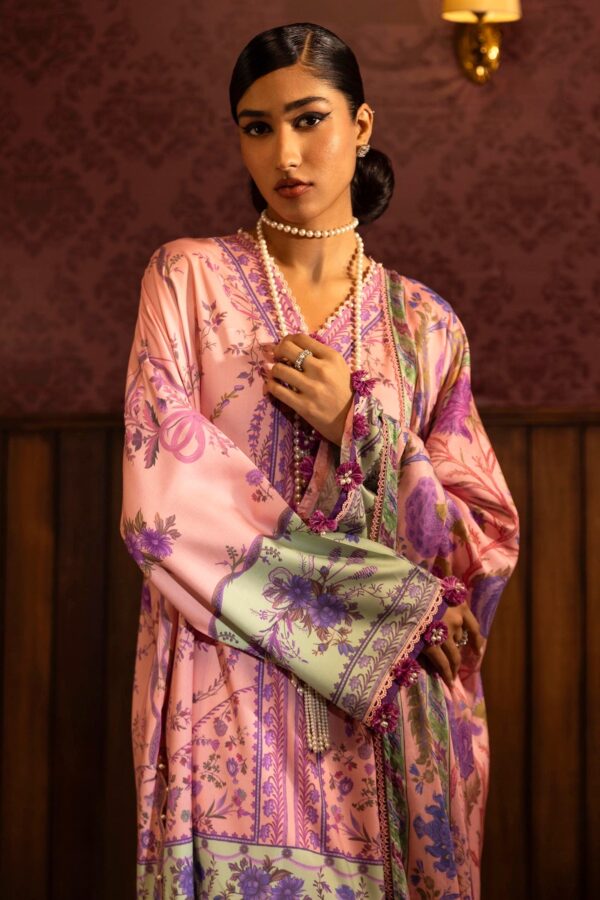 Sana Safinaz D-21A Muzlin Embroidered Linen Collection