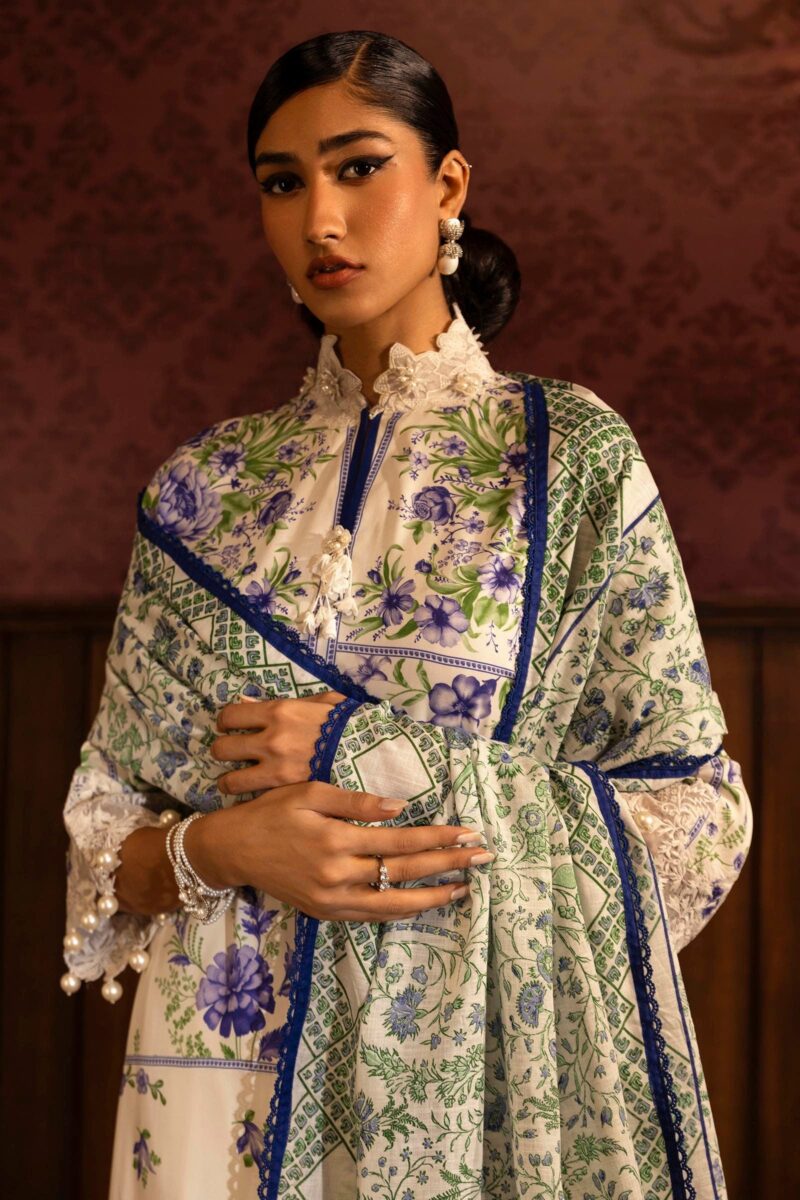 Sana Safinaz D-24b Muzlin Embroidered Linen Collection