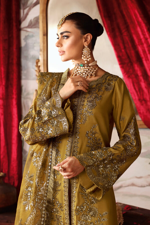 Shagna S-07 Maya Shagna Premium Embroidered Raw Silk