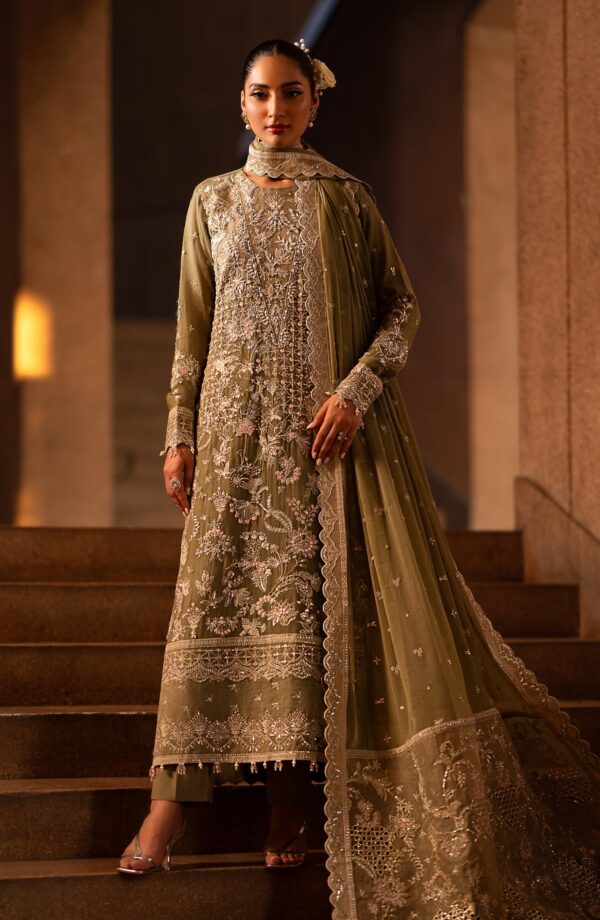 Emaan Adeel Liora Casabella Embroidered Chiffon