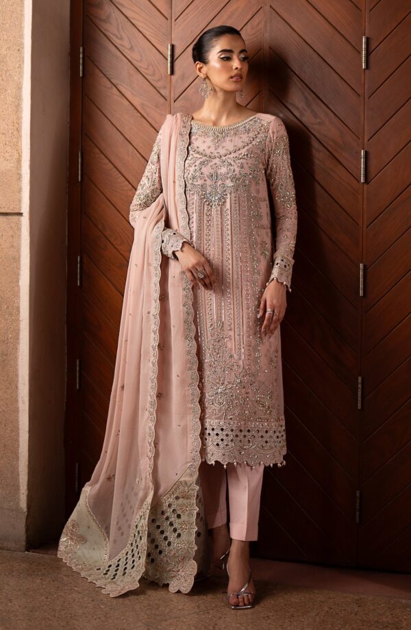 Emaan Adeel Kaylin Casabella Embroidered Chiffon