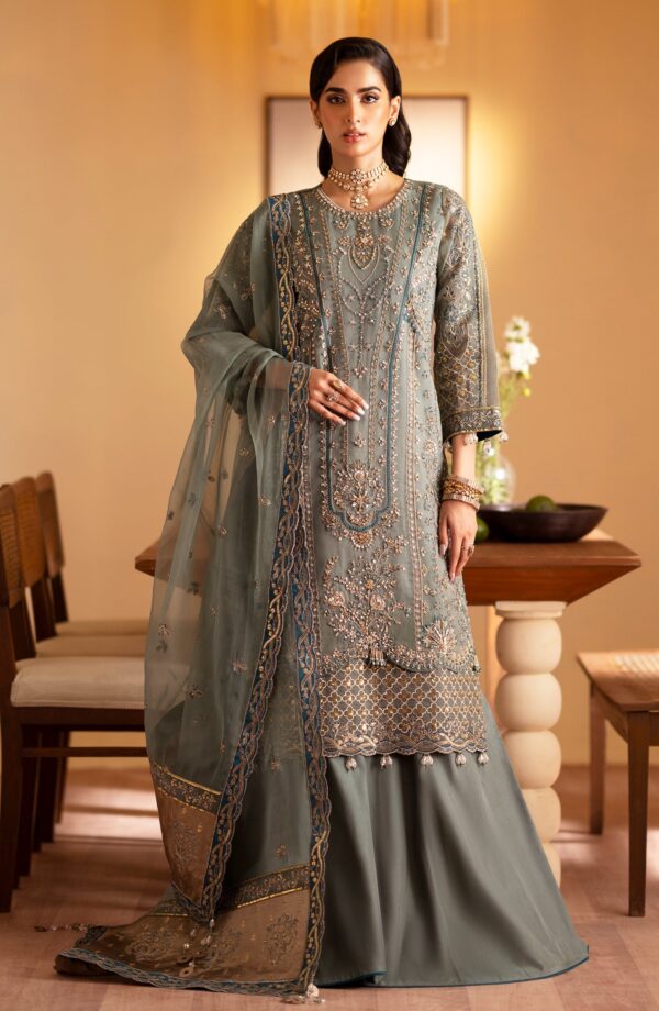 Emaan Adeel Roheen Romansiyyah Embroidered Organza