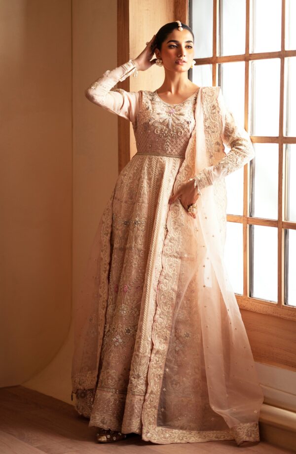 Emaan Adeel Faatin Romansiyyah Embroidered Organza