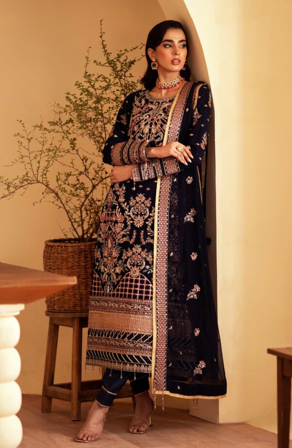 Emaan Adeel Nageena Romansiyyah Embroidered Chiffon