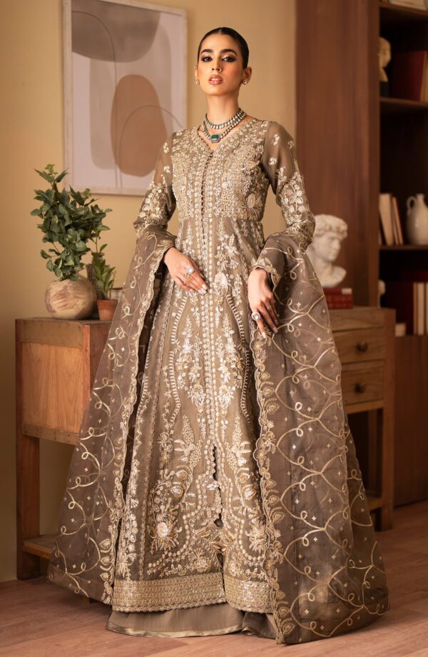 Emaan Adeel Yesra Romansiyyah Embroidered Organza