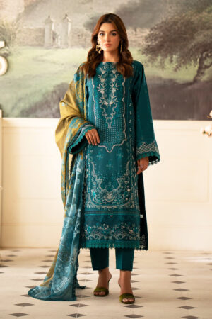 Saad Shaikh D-03 Foret Lumiere Embroidered Dull Silk Collection