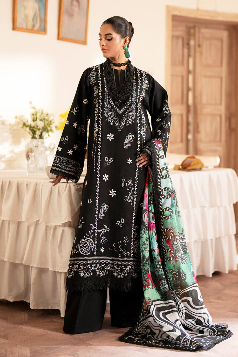 Saad Shaikh D-06 Siena Lumiere Embroidered Dull Silk Collection