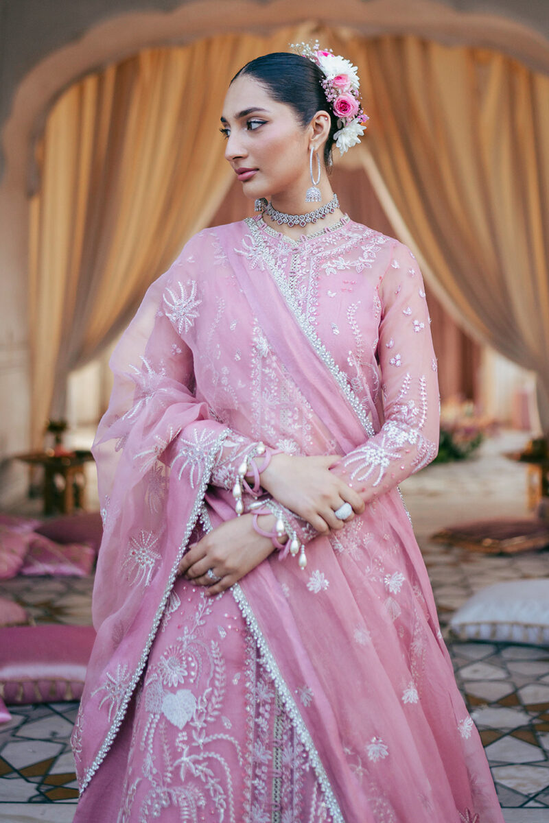 Saad Shaikh D-03 Leya Silsila Embroidered Organza