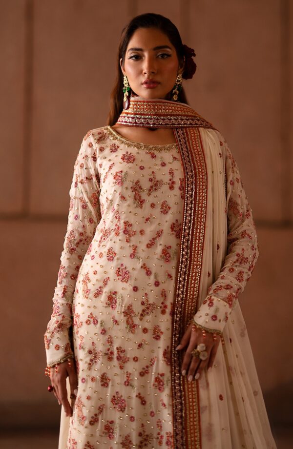 Emaan Adeel Clovera Casabella Embroidered Chiffon