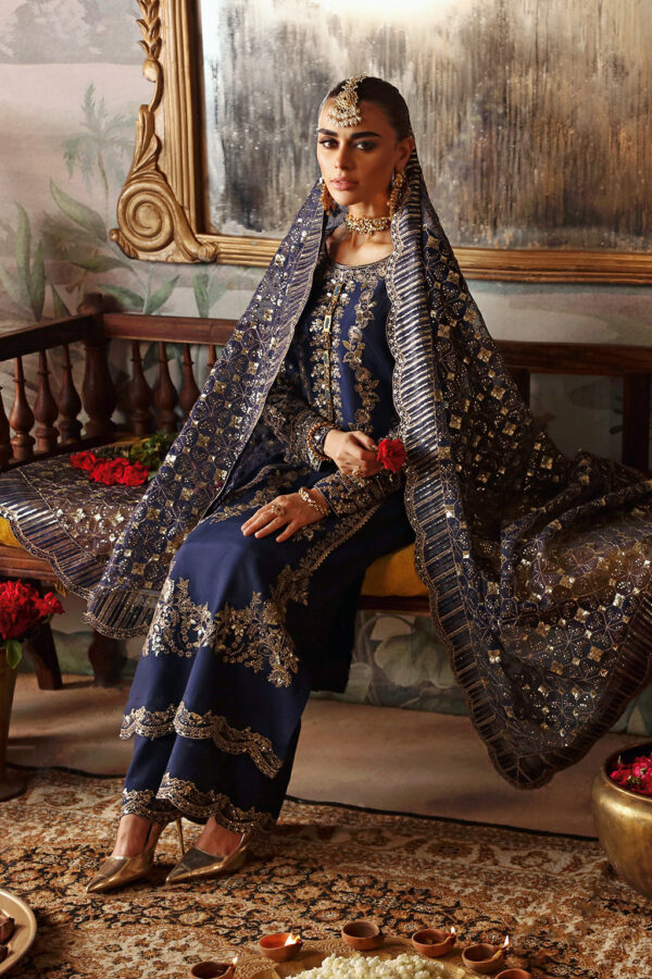 Shagna S-01 Naghma Shagna Premium Embroidered Raw Silk