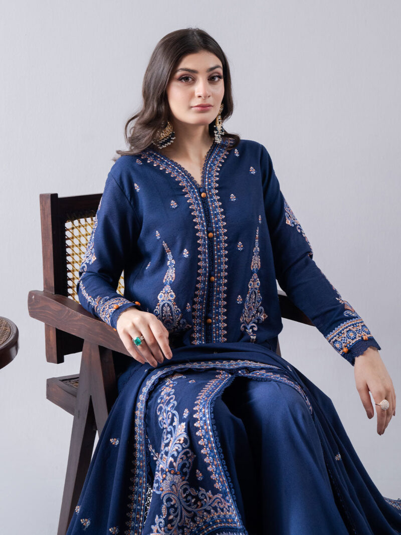 Faiza Faisal - Naila Winter Embroidered Karandi Collection