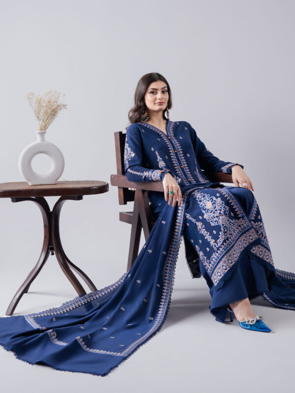 Faiza Faisal - Naila Winter Embroidered Karandi Collection