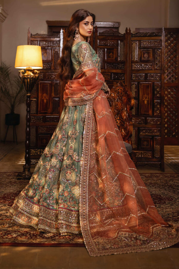 Serene Premium Sb-26 Raqs Sajal Embroidered Organza