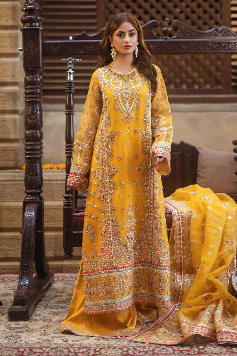 Serene Premium Sb-28 Mahpara Sajal Embroidered Organza